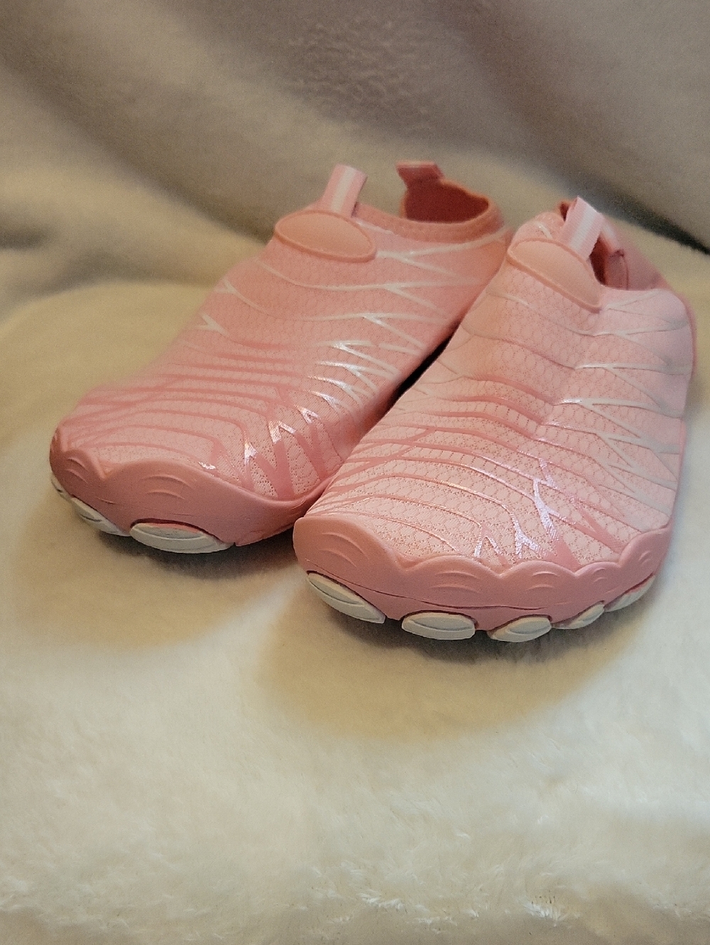 SHEIN Pink Slip-On Kids Sneakers